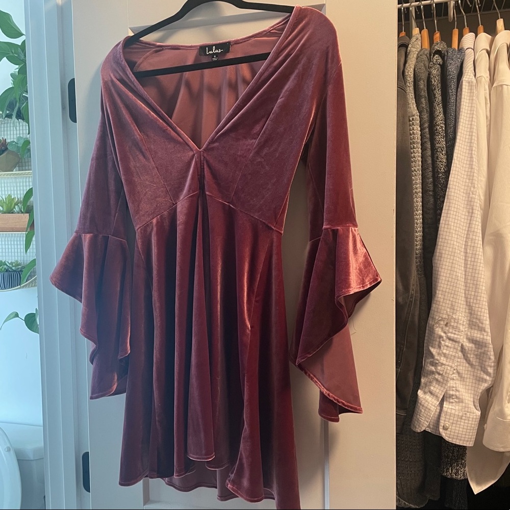 Lulus velvet dress